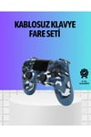 Şarjlı Kablosuz PS4 Oyun Kolu Titreşimli Hassas Kontrol