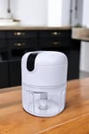 Şarjlı Mini El Rondosu Doğrayıcı Taşınabilir 250 ml Çelik Bıçaklı