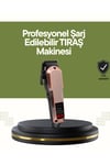 Şarjlı Saç Kesme Makinesi – 4 Kademeli Ayar, LCD Ekran ve Hızlı Şarj Desteği