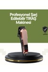 Şarjlı Saç Kesme Makinesi – 4 Kademeli Ayar, LCD Ekran ve Hızlı Şarj Desteği