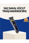 Şarjlı Sessiz Çalışan Saç ve Sakal Şekillendirici Profesyonel Erkek Tıraş Makinesi