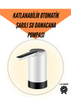 Şarjlı Su Pompası 8000mAh | Cam Damacana Uyumlu | Tek Tuşla Kontrol | USB Şarjlı Otomatik Dolu