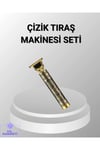 Şarjlı T Bıçaklı Saç ve Sakal Tıraş Makinesi – 3 Başlıklı, Güçlü Motorlu, 2 Saat Kullanım