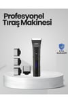 Şarjlı Tıraş Makinesi –Dijital Ekranlı, Hızlı Şarjlı, Profesyonel Kesim Seti