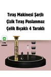 Şarjlı Titanyum Bıçaklı Saç Kesme Makinesi