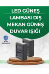 Şeffaf Abajurlu Duvar Tipi Solar Işık