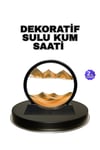 Şeffaf Dekoratif Kum Saati – Dayanıklı Gövde, Minimalist Stil, Masa ve Vitrin Aksesuarı