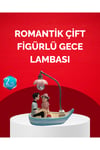 Sevgililer Günü İçin Romantik Çift Figürlü Dekoratif Gece Lambası