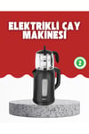 Sıcak Tutma Özellikli 2’si 1 Arada Çay Makinesi ve Su Isıtıcı