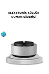 Sigara Dumanı ve Koku Giderici Hava Temizleyici Küllük – 2 Katmanlı Filtreli, USB Şarjlı