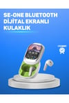 Şık Tasarımlı Siyah Beyaz Kablosuz Kulaklık Çoklu Dil Destekli