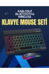 Şık ve Sessiz Tasarımlı Işıklı Klavye Mouse Seti – Şarjlı, Wireless
