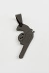 Silah Çelik Kolye Ucu 4,5 Cm