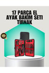 Siyah Kaymaz Teknolojili El ve Ayak Bakım Seti