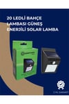 Solar Enerjili 20 Led Duvar Lambası | Hareket Sensörlü, Su Geçirmez, Kablo Gerektirmez