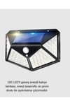 Solar Güçlü 100 LED Bahçe Lambası – Enerji Tasarruflu, Suya Dayanıklı ve Geniş Açılı I�
