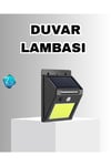 Solar Güçlü LED Dış Mekan Lambası – Güneş Enerjisiyle Şarj Olan Sensörlü Bahçe Işığ
