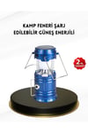 Solar Kamp Lambası Kızak Sistemli Şarjlı Taşınabilir Doğa Yürüyüşü Işığı
