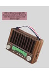 Solar Panel Şarjlı Taşınabilir Radyo Bluetooth Hoparlör Müzik Kutusu