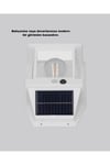 Solar Sensörlü Dış Mekan Lamba 3 Işık Modlu ve IP65 Dayanıklı
