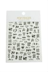 Sonsuzluk Kalp Tattoo Dövme Sticker