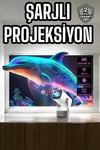 STOROZAL Taşınabilir Sinema Oyun Projektörü Akıllı Projeksiyon (100807) Android 11