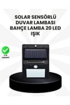 Su Geçirmez IP65 20 LED Solar Sensörlü Bahçe ve Veranda Aydınlatma