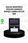 Su Geçirmez IP65 20 LED Solar Sensörlü Bahçe ve Veranda Aydınlatma