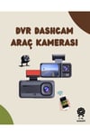 Sürüş ve Park Halinde Kesintisiz Güvenlik İçin 3 Kameralı Profesyonel Dashcam