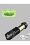 Suya Dayanıklı 4 Modlu Mini LED El Feneri