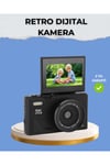 Taşınabilir Dijital Kamera 5K 75MP Stabilizasyonlu 18x Zoom Otofokus