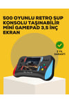 Taşınabilir El Konsolu 500 Oyunlu – Geniş Ekran ve Uzun Pil Ömrü