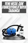 Taşınabilir Elektrikli Boya Tabancası Profesyonel Motor Yapısı Omuz Askılı Hazneli