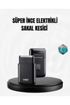 Taşınabilir Elektrikli Tıraş Makinesi USB Şarjlı 5W Motor ve 0.3 mm Hassas Kesim