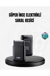Taşınabilir Elektrikli Tıraş Makinesi USB Şarjlı 5W Motor ve 0.3 mm Hassas Kesim