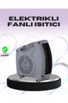 Taşınabilir Fanlı Isıtıcı Elektrikli Termik Korumalı Oda Isıtıcı