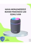Taşınabilir Hava Nemlendirici – Renkli Işık ve USB Bağlantı