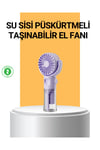 Taşınabilir Şarjlı Su Buharlı Mini Klima Fan