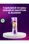 Taşınabilir Şişe Blender 380ml Şarjlı Spor Smoothie Shake Karıştırıcı