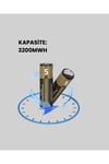 Tekrar Şarj Edilebilir AA USB Type-C Pil | 1000+ Döngü | 1.5V Sabit Voltaj