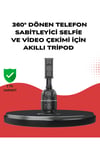 Telefon ve Kamera Uyumlu 360° Otomatik Takipli Akıllı Masa Tripodu