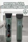 Tıraş Makinesi Dijital Göstergeli Turbo Motor Paslanmaz Çelik