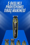 Tıraş Makinesi Şarjlı 5 Başlıklı Burun ve Kulak Temizleme