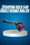 Titanyum Uçlu Derma Roller 540 Iğneli 1 Mm Gözenek Azaltıcı Akne Izlerine Uygun