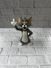 Tom Kedi Biblo 22 cm Hediyelik Dekoratif Ev Ofis Aksesuarı