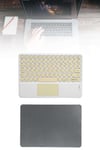 Touchpad Tüm Cihazlara Uyumlu Bluetooth Klavye Touchpad Slim Kablosuz Wifi Q Klavye