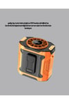 Turbo Mini Taşınabilir Fan – 100 Kademeli Dijital Hız Kontrolü ve Type-C Şarj (Kopya)