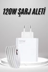 Type C Yüksek Hızlı Şarj Aleti Beyaz 120W Ultra Uzun Ömürlü