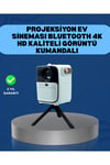 Ultra HD Çözünürlüklü Taşınabilir Projektör – 1920x1080 Piksel Görüntü Kalitesi (Kopya)