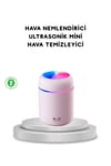 USB Bağlantılı LED Işıklı Hava Nemlendirici – Sessiz ve Kullanıcı Dostu Tasarım